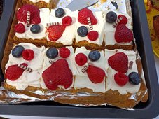 LSC Hockey Förderverein Saisonauftakt 2024, Anhockeln, Kuchenbuffet