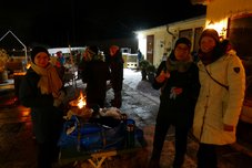 LSC Hockey Förderverein Jahresauftakt LSC Terrasse, Glühwein, Stockbrot, Gemeinsamkeit, Dankeschön an Engagierte Weihnachtsmarkt